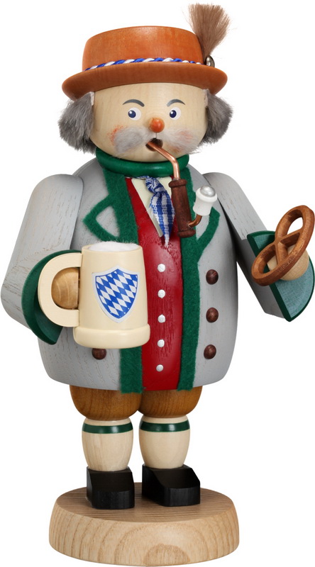 Räuchermännchen Bayer, 19 cm von Seiffener Volkskunst eG