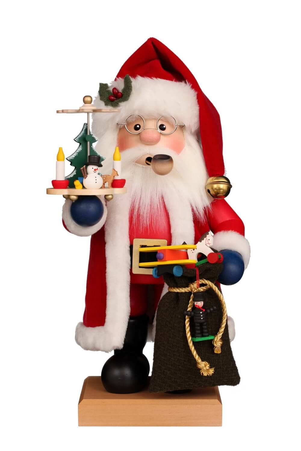 Räuchermännchen Weihnachtsmann, rot, 37 cm von Christian Ulbricht