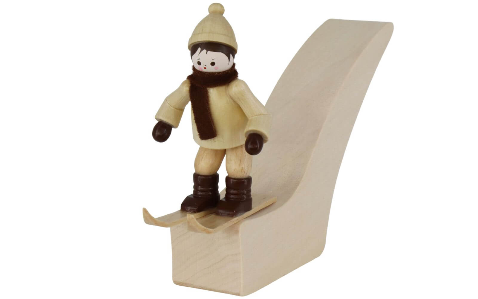 Miniatur Skispringer mit Schanze, natur von Romy Thiel_1