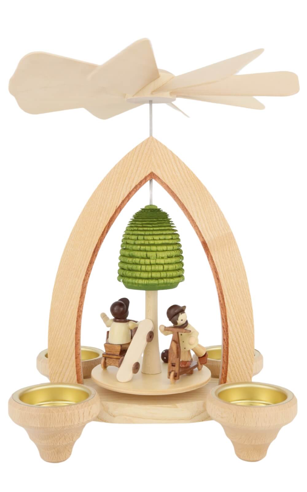 Teelichtpyramide Spielwiese, 26 cm von Heinz Lorenz_1