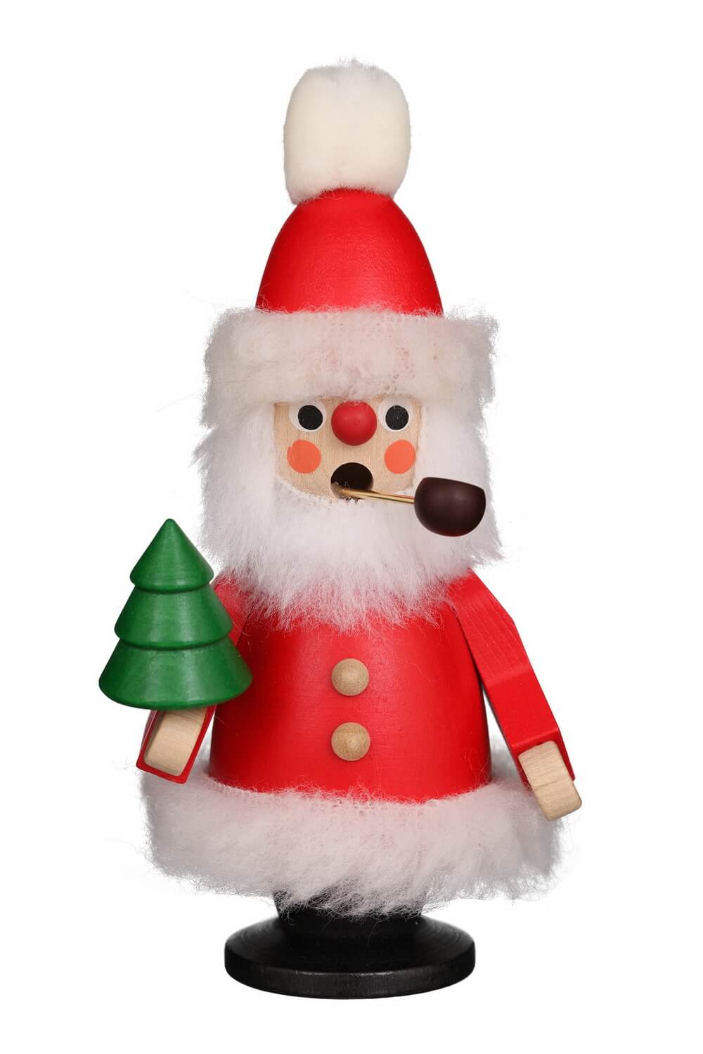 Räuchermännchen Weihnachtsmann mit Baum, 12 cm von Christian Ulbricht