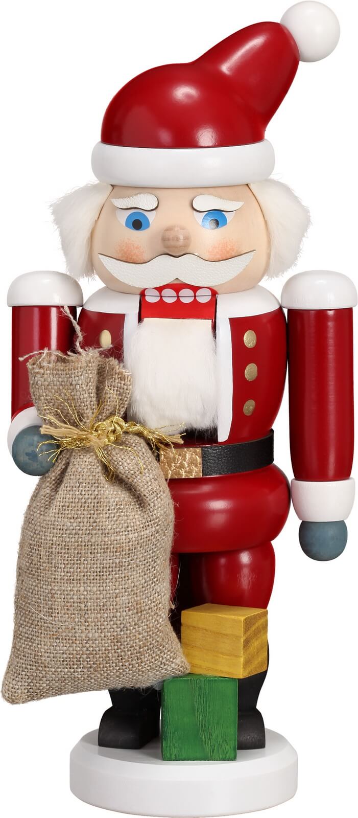 Nussknacker Weihnachtsmann, 21 cm von Seiffener Volkskunst eG