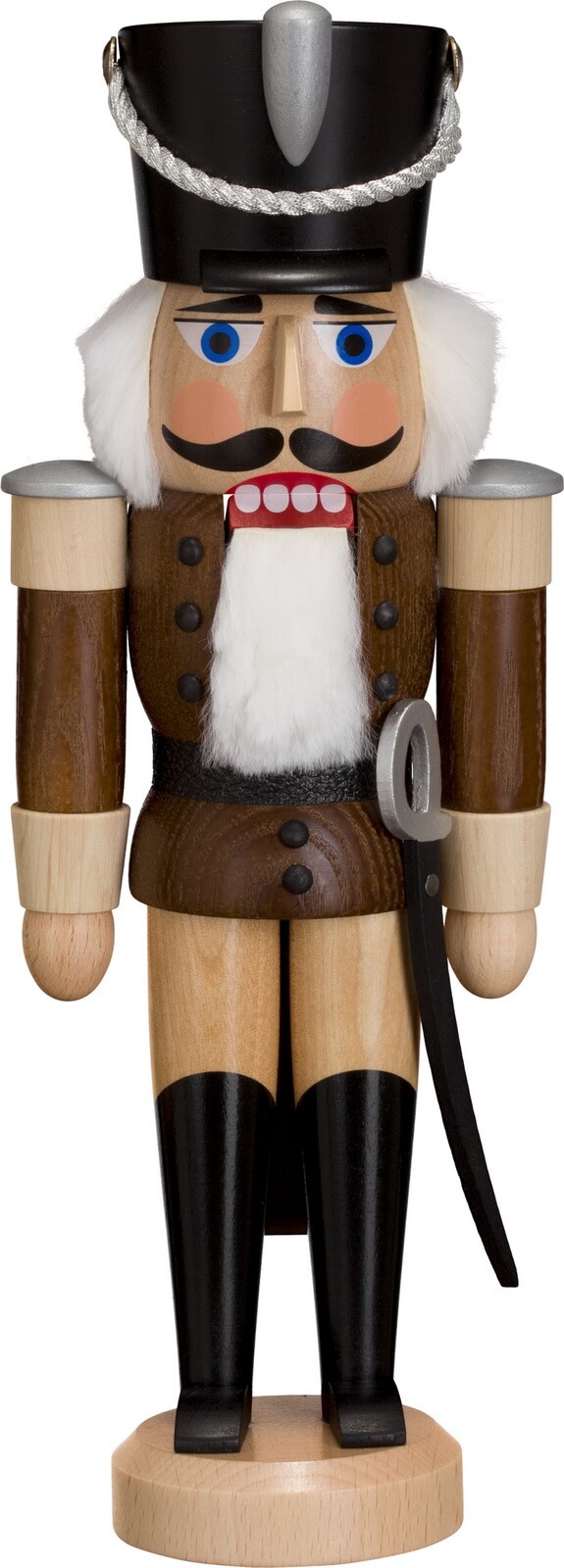 Nussknacker Husar, 28 cm, farbig von Seiffener Volkskunst eG