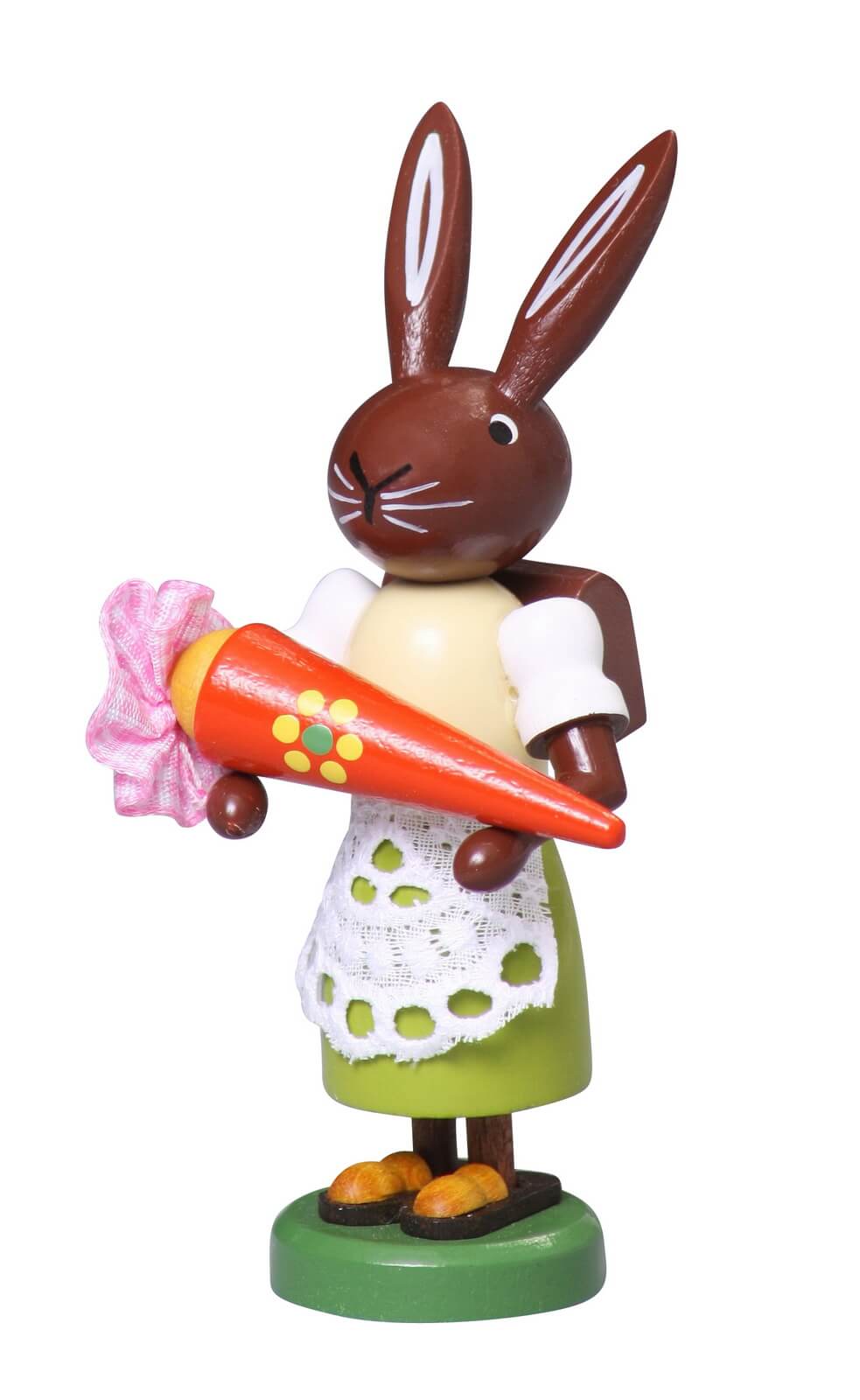 Osterhase mit Zuckertüte, 9 cm von Thomas Preißler
