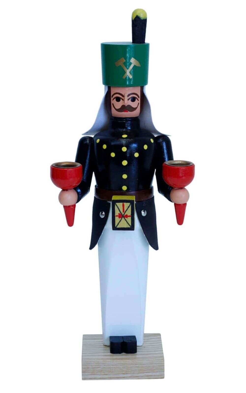 Bergmann, 27 cm, farbig für Wachskerzen von SEIFFEN.COM