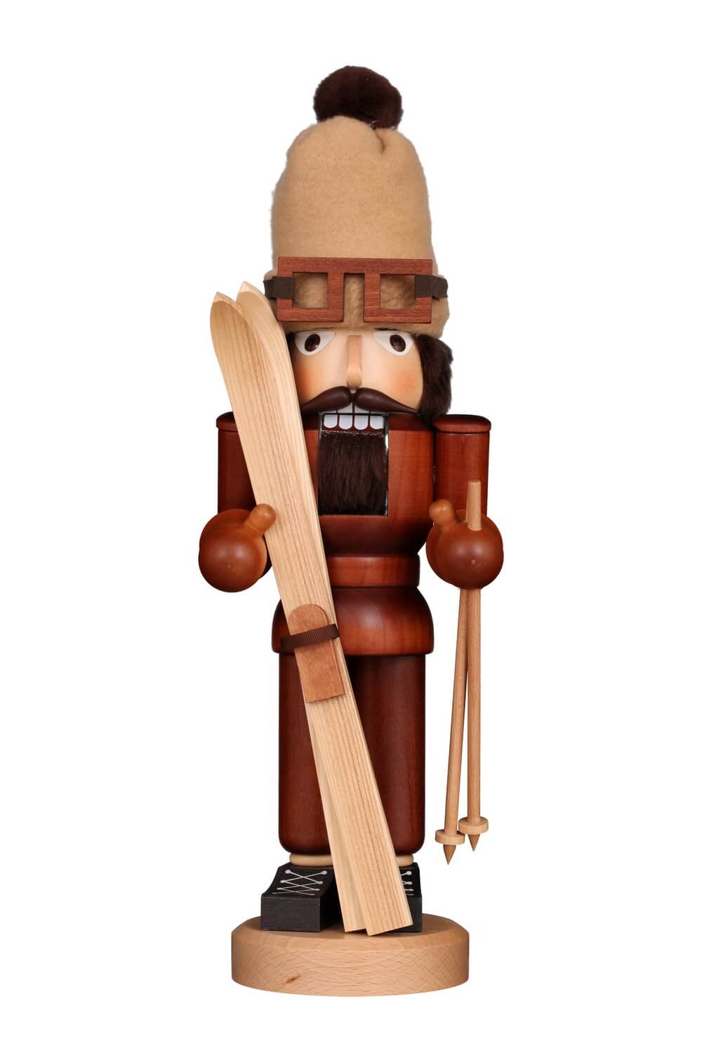 Nussknacker Skifahrer, natur, 43 cm von Christian Ulbricht