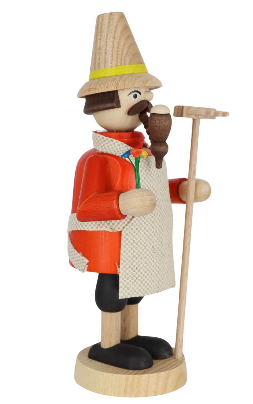 Räuchermännchen Gärtner, 16 cm, farbig von Richard Glässer_2