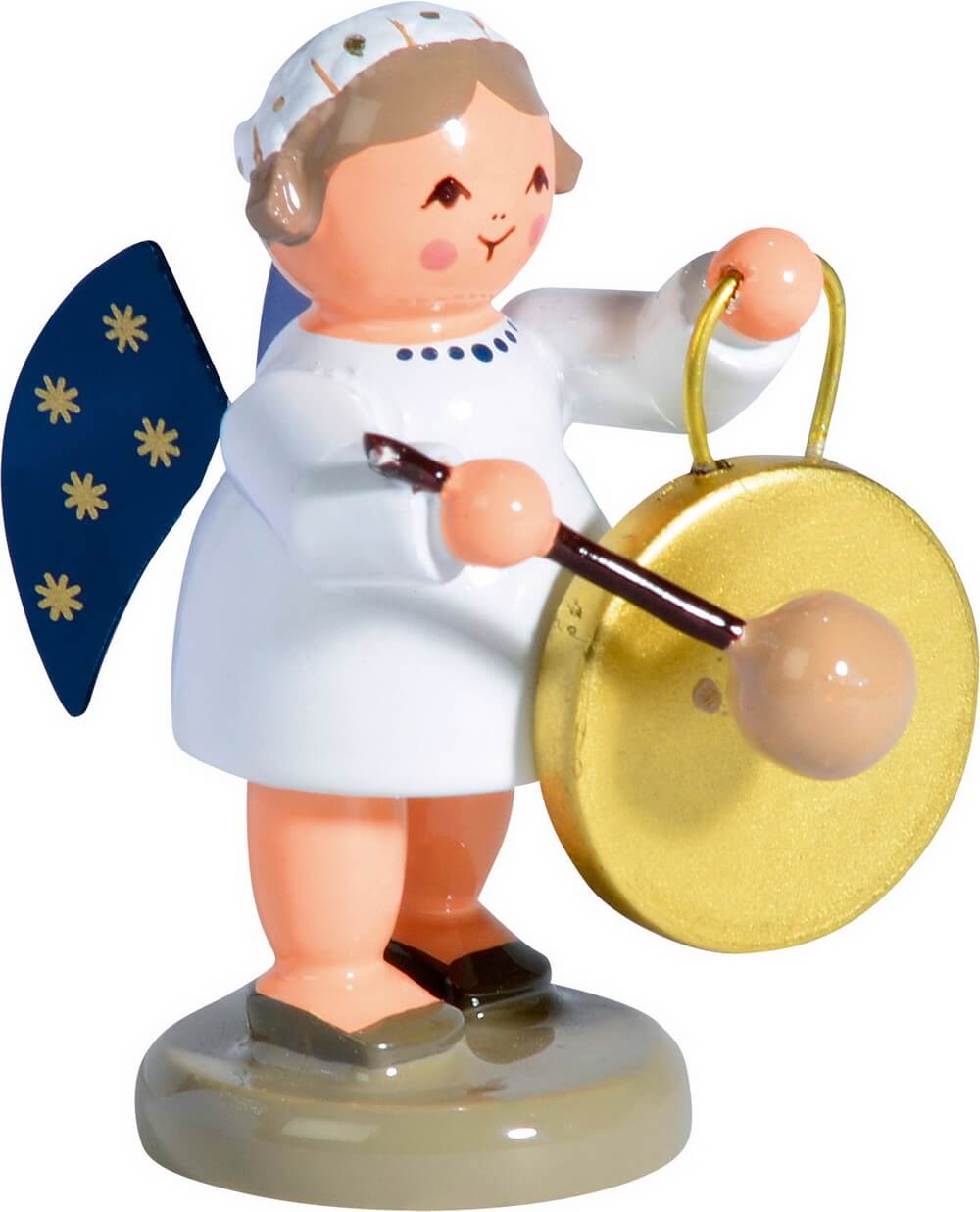 Miniatur Weihnachtsengel mit Gong, 5 cm von KWO