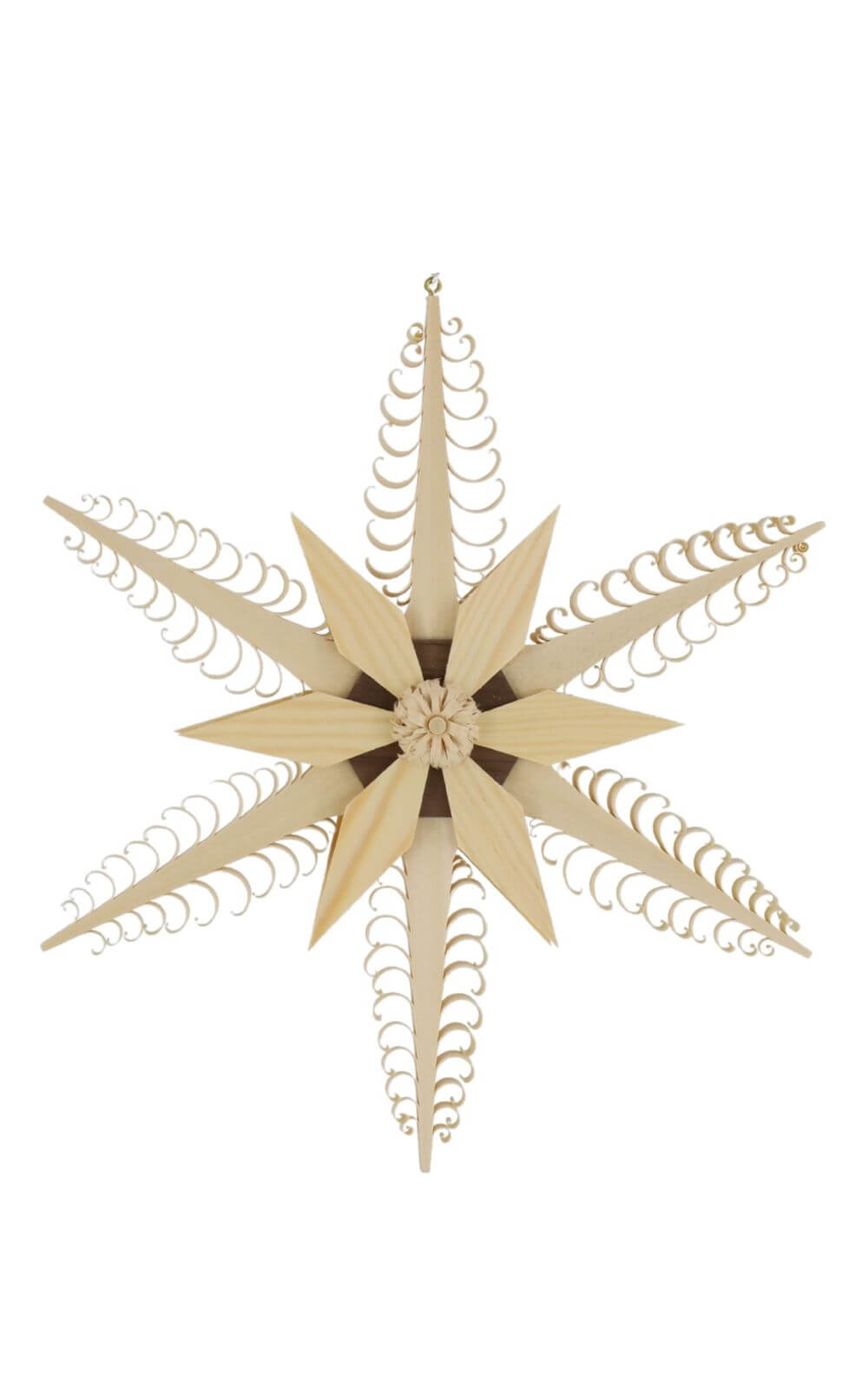 Fensterschmuck Holzstern, Durchmesser 23 cm von Martina Rudolph
