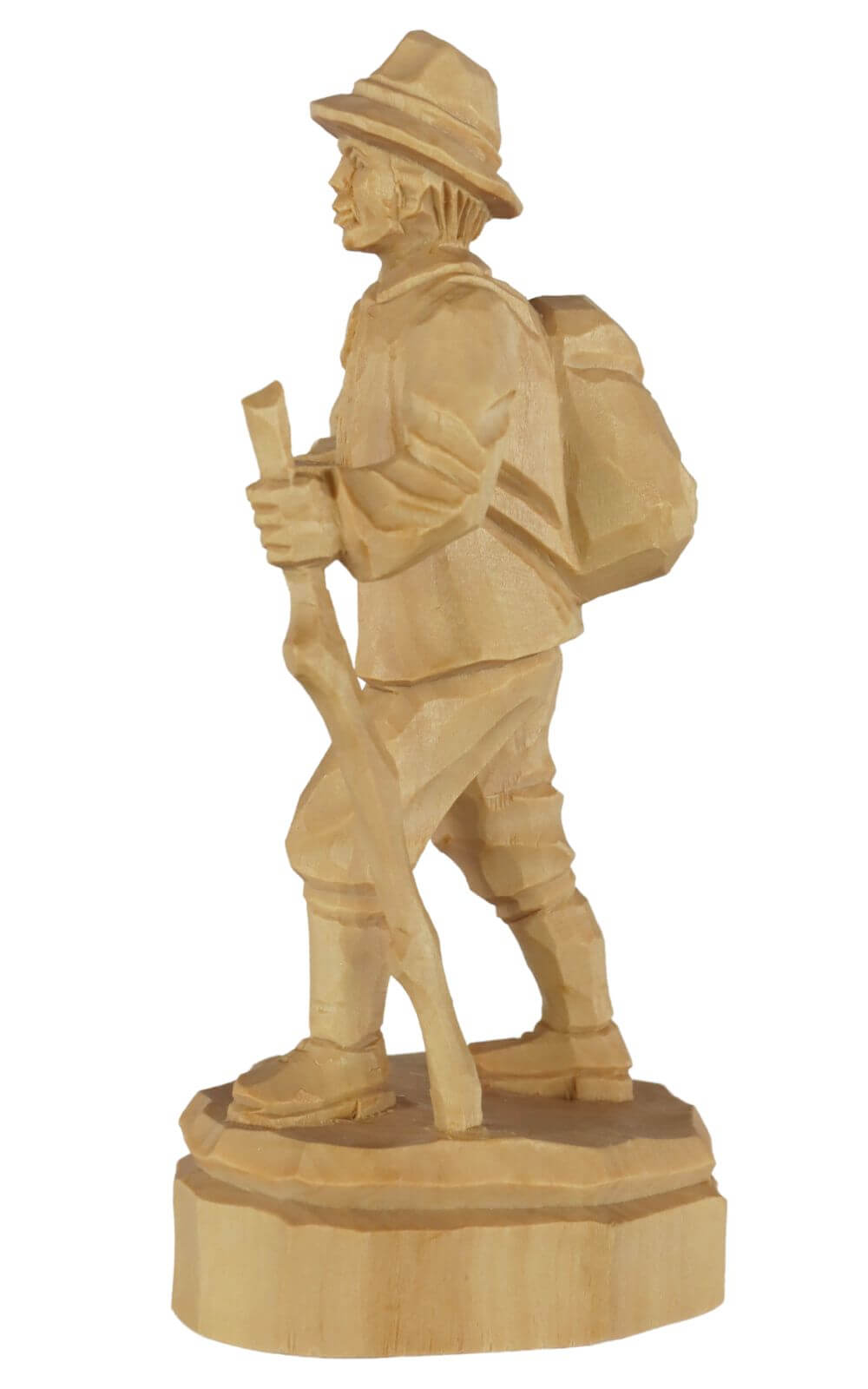 Wanderer, geschnitzt, natur, 12 cm von Schnitzkunst aus dem Erzgebirge_2
