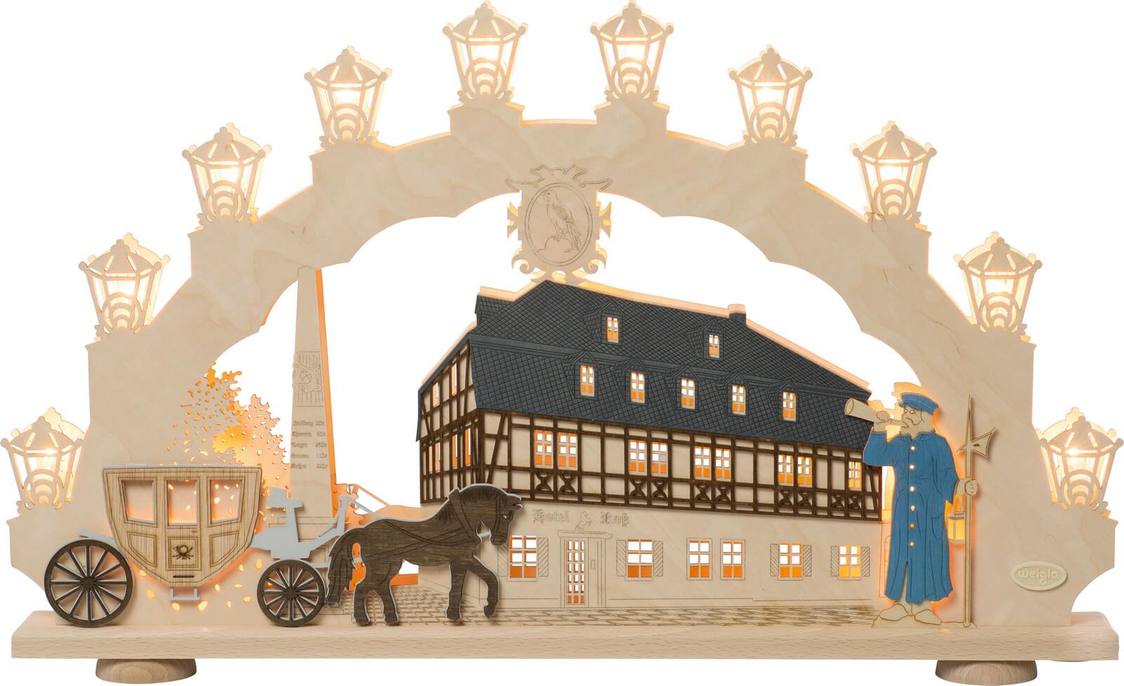 Schwibbogen Bergstadt Zwönitz von Weigla