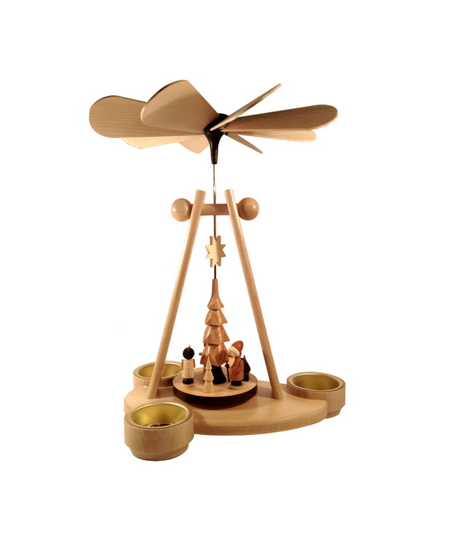Weihnachtspyramide Weihnachtszeit, 26 cm von Spielwarenmacher Günther