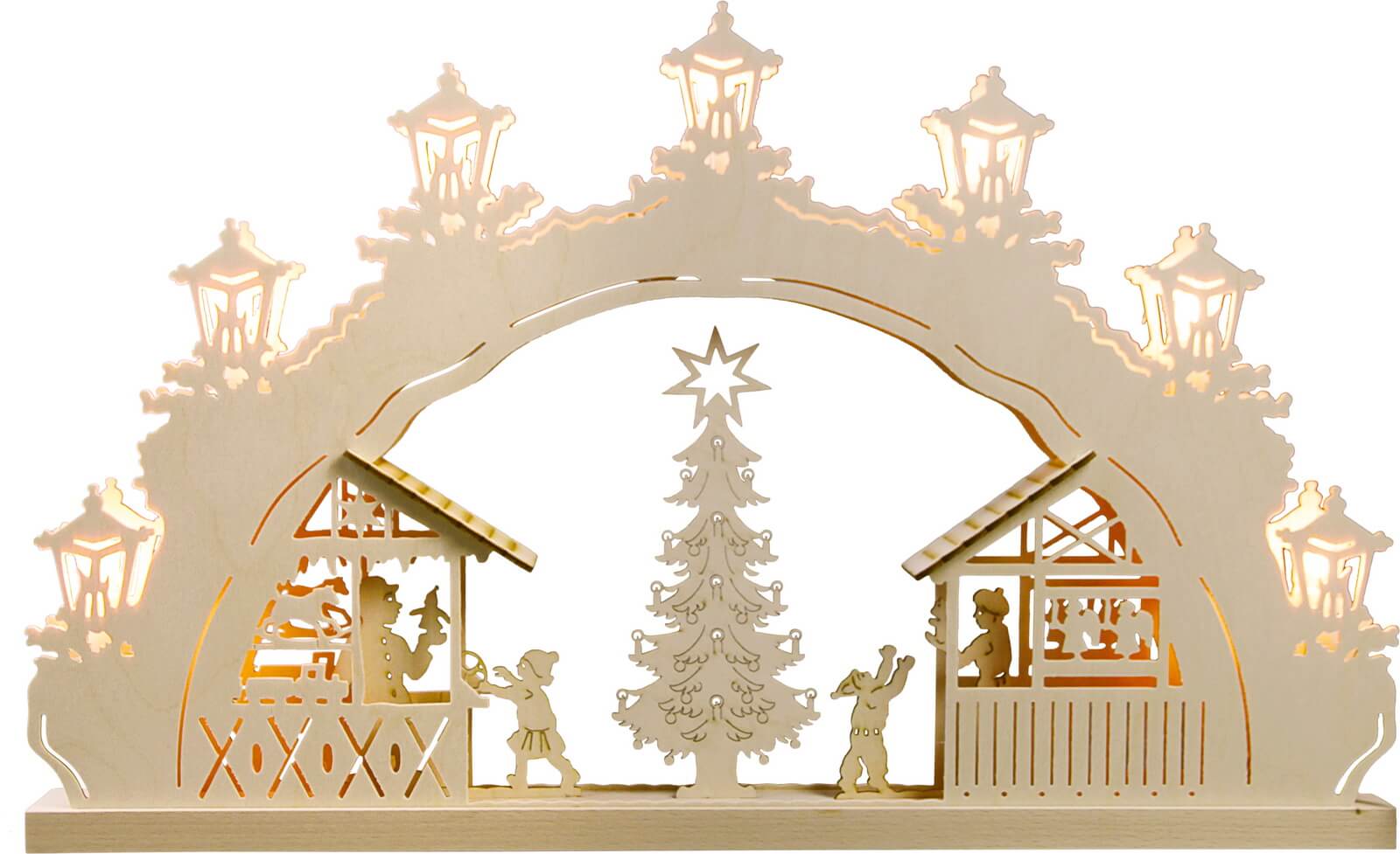 Schwibbogen Weihnachtsmarkt von Weigla