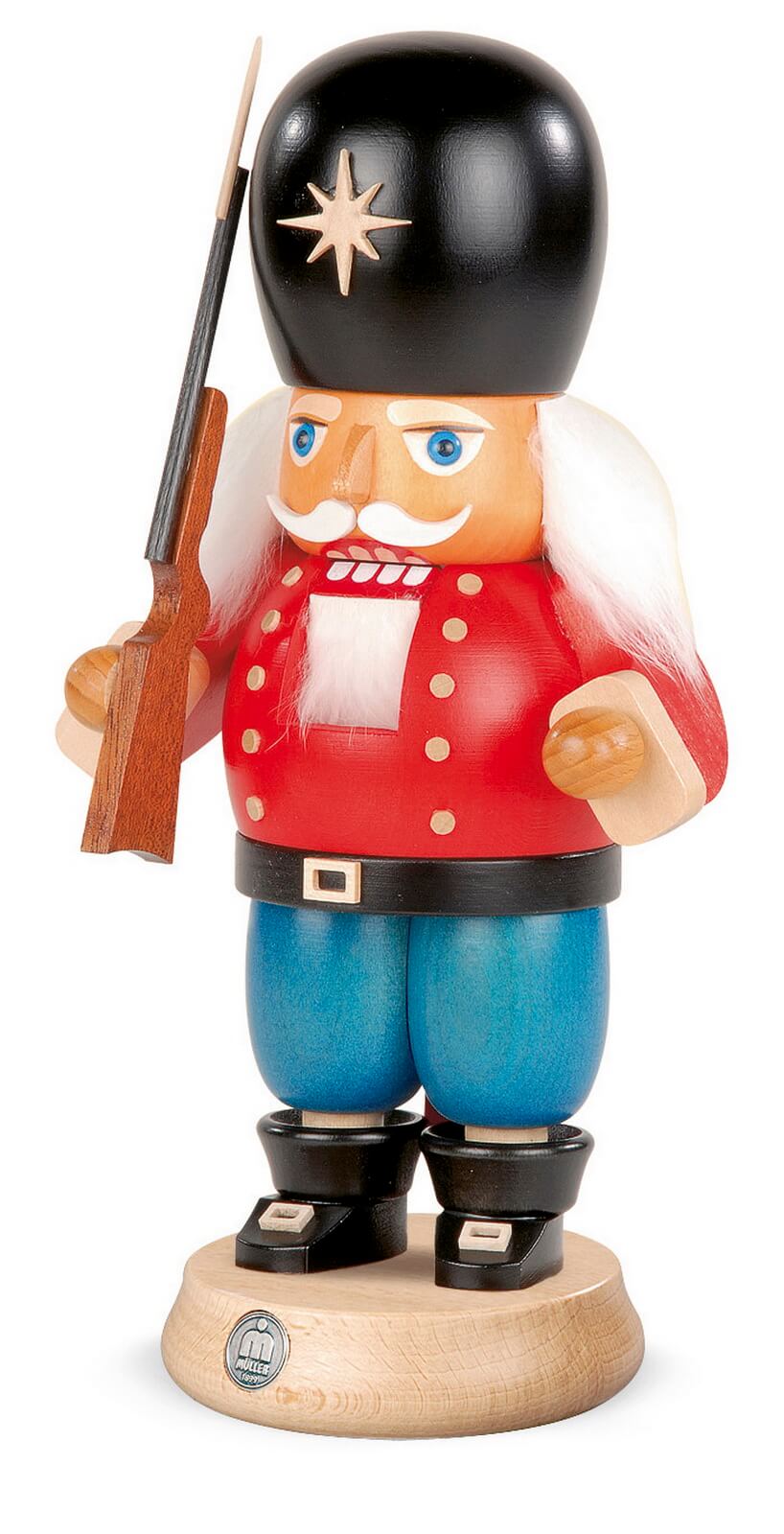 Nussknacker Soldat, 23 cm, farbig von Müller Kleinkunst