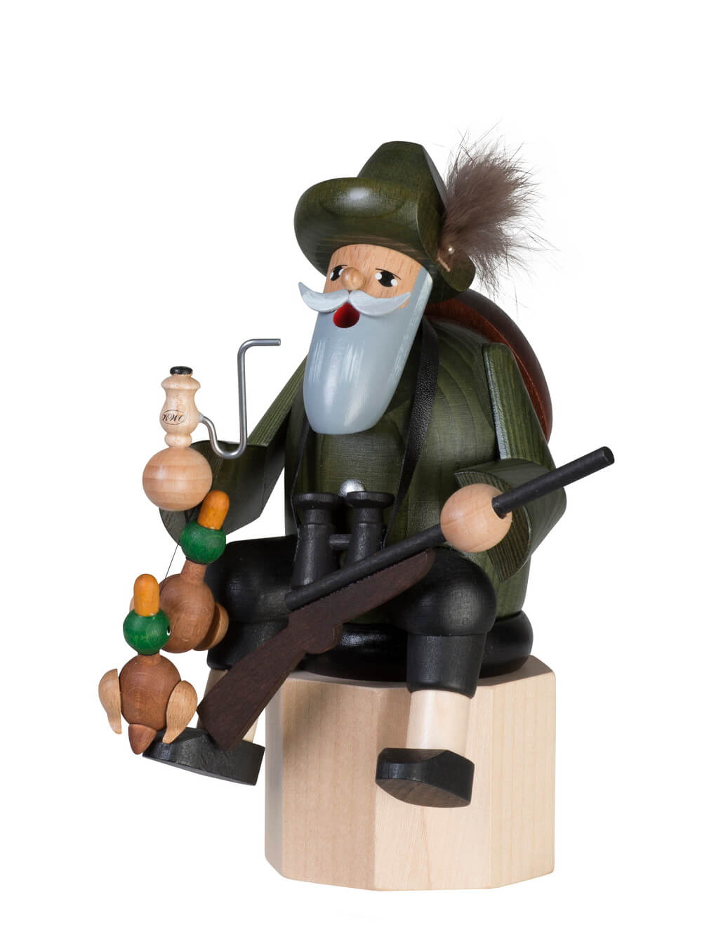Räuchermännchen Kantenhocker Förster, 15 cm, farbig von KWO