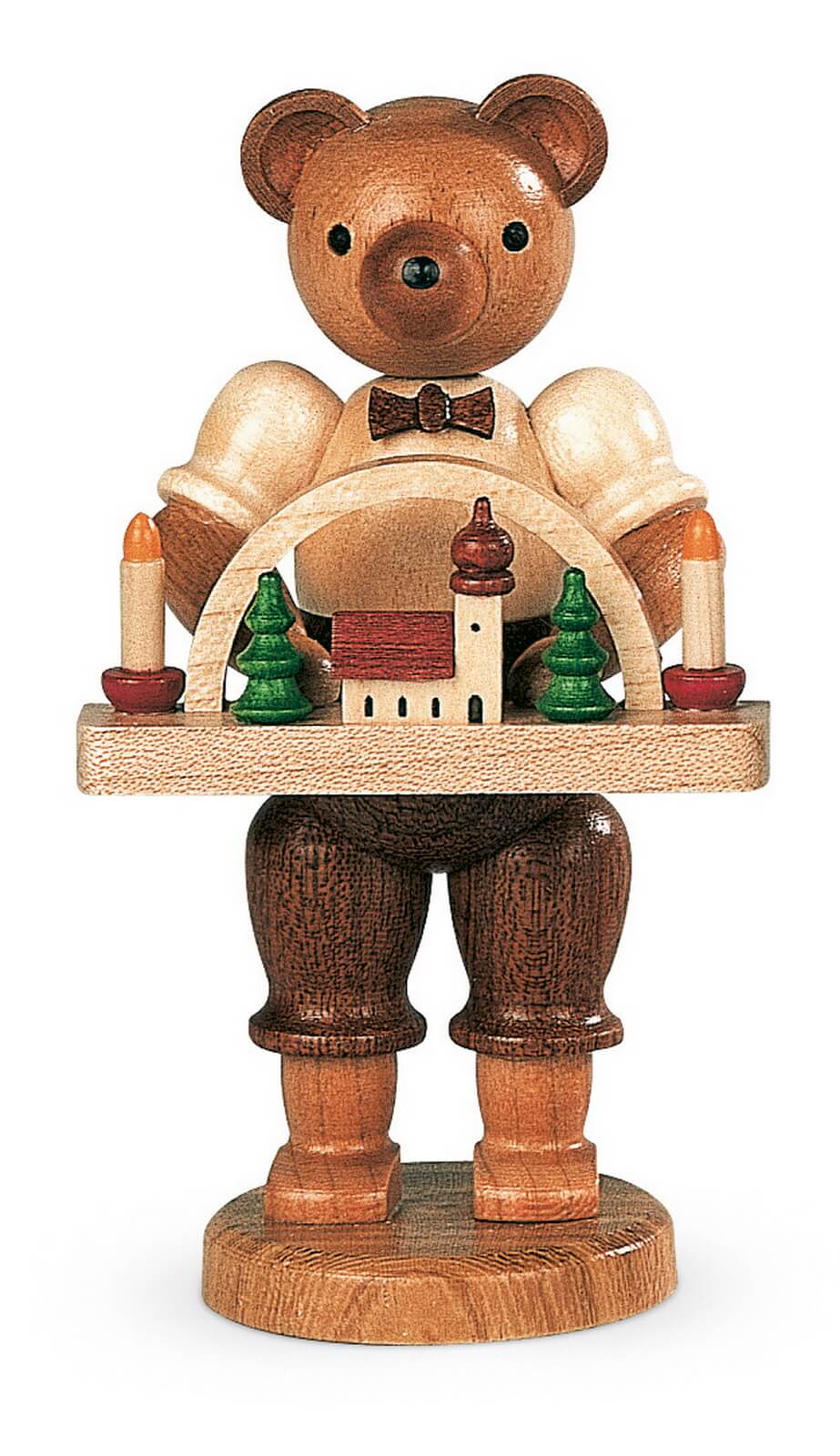 Miniatur Teddy -  Spielzeugmacher, 10 cm, natur von Müller Kleinkunst