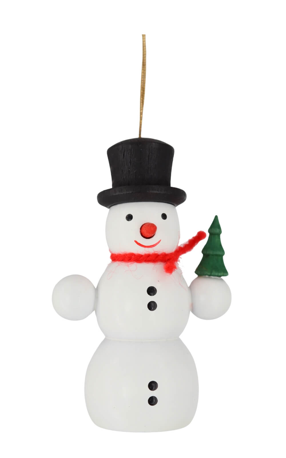 Christbaumschmuck Schneemann mit Baum, 6 cm von SEIFFEN.COM_1