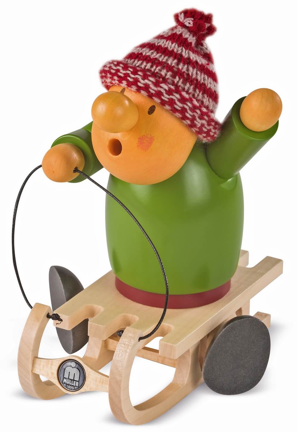 Räuchermännchen Müllerchen® Rodler von Müller Kleinkunst