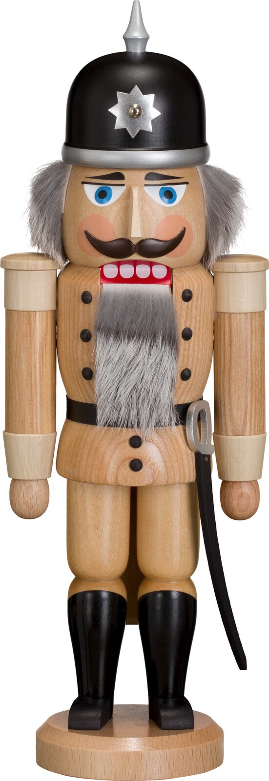 Nussknacker Soldat, 38 cm, natur von Seiffener Volkskunst eG