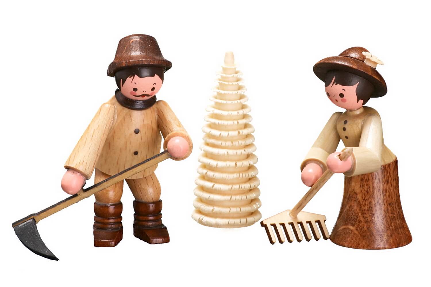 Miniatur Heuernte, natur, 6 cm von Romy Thiel