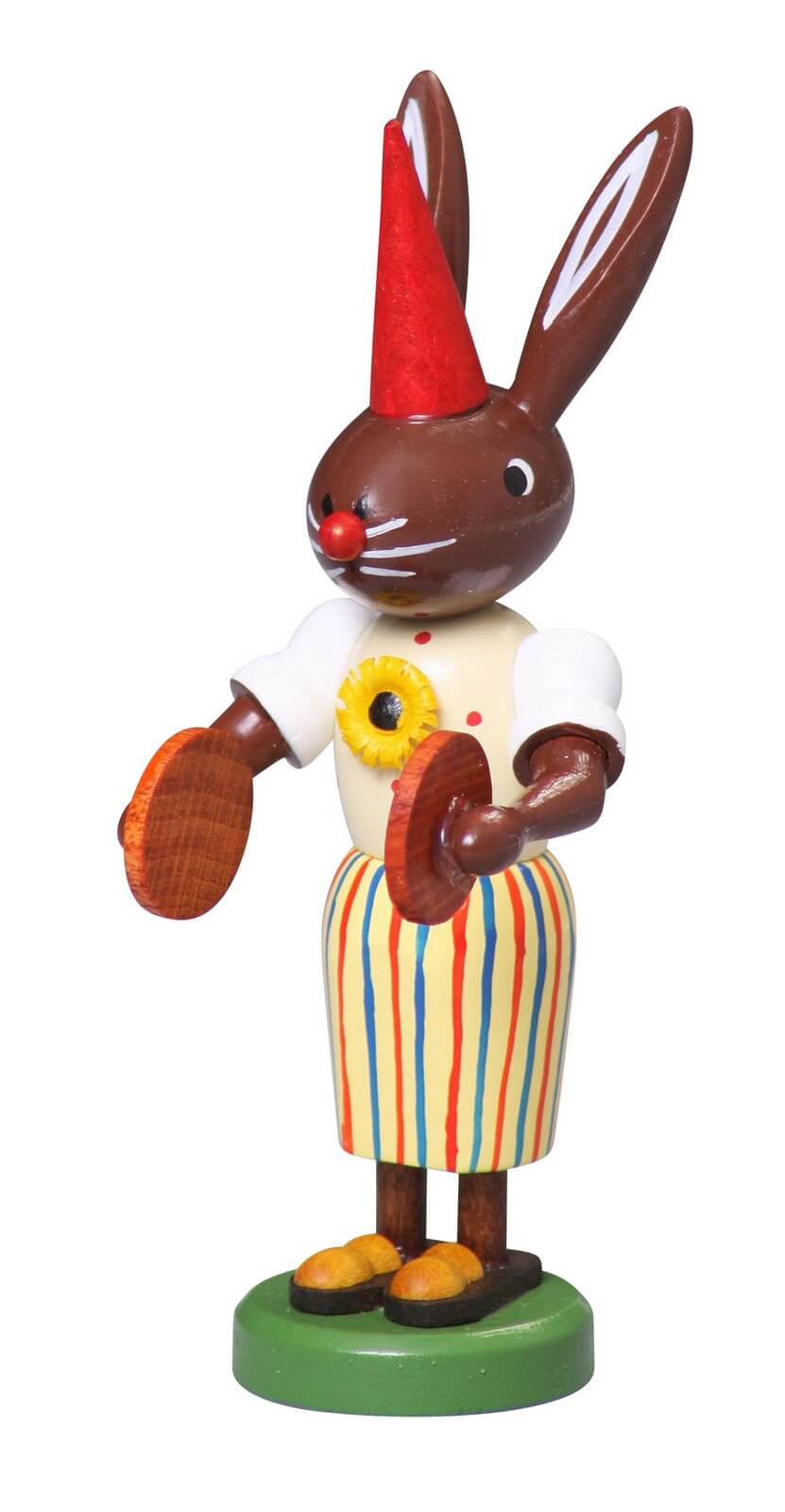 Osterhase Clown, 9 cm von Thomas Preißler