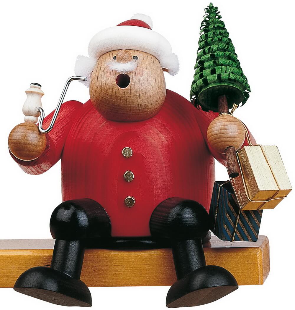 Räuchermännchen Kantenhocker Weihnachtsmann, 15 cm von KWO