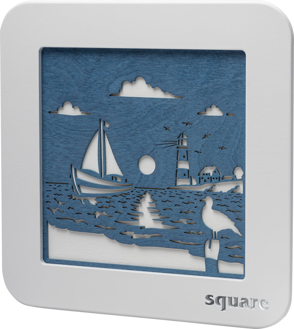 LED Wandbild Square Maritim, 29 cm von Weigla_Bild2