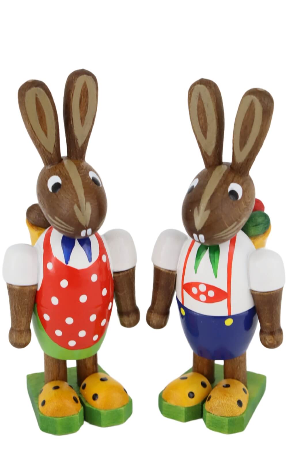 Osterhasen - Paar mit Korb von Figurenland Uhlig GmbH_1