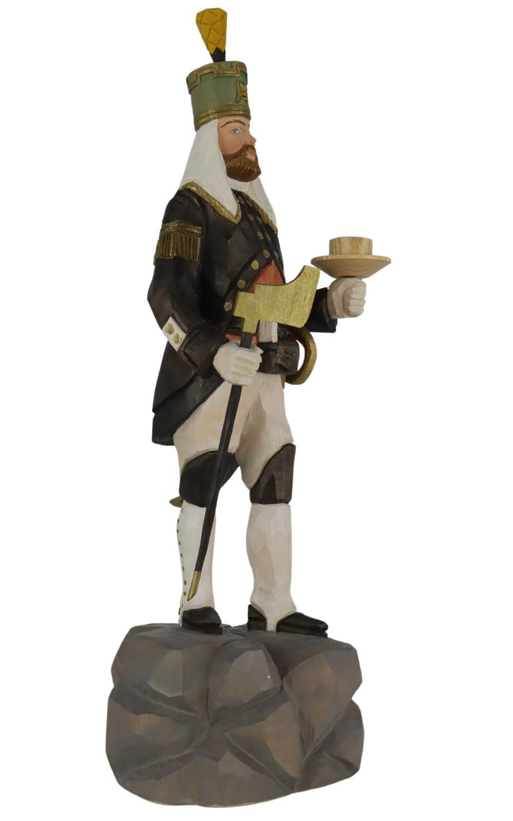 Annaberger Obersteiger, 32 cm, farbig von Schnitzkunst aus dem Erzgebirge_2