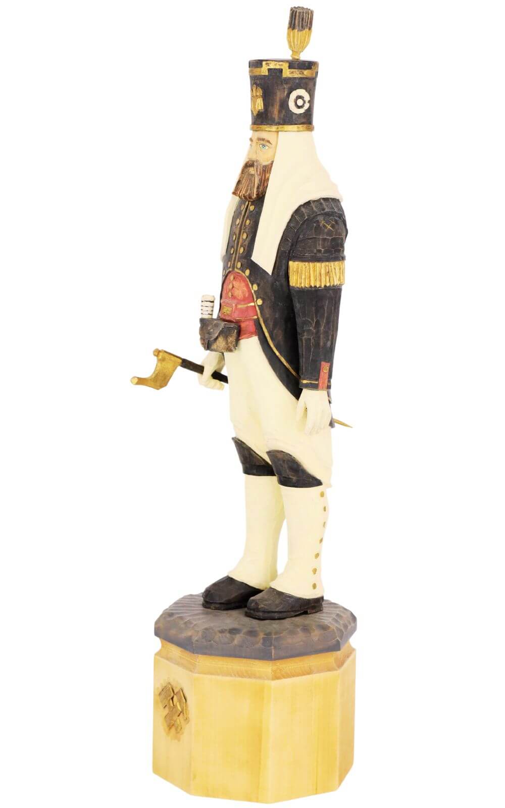 Pobershauer Obersteiger, geschnitzt, 42 cm von SEIFFEN.COM_2