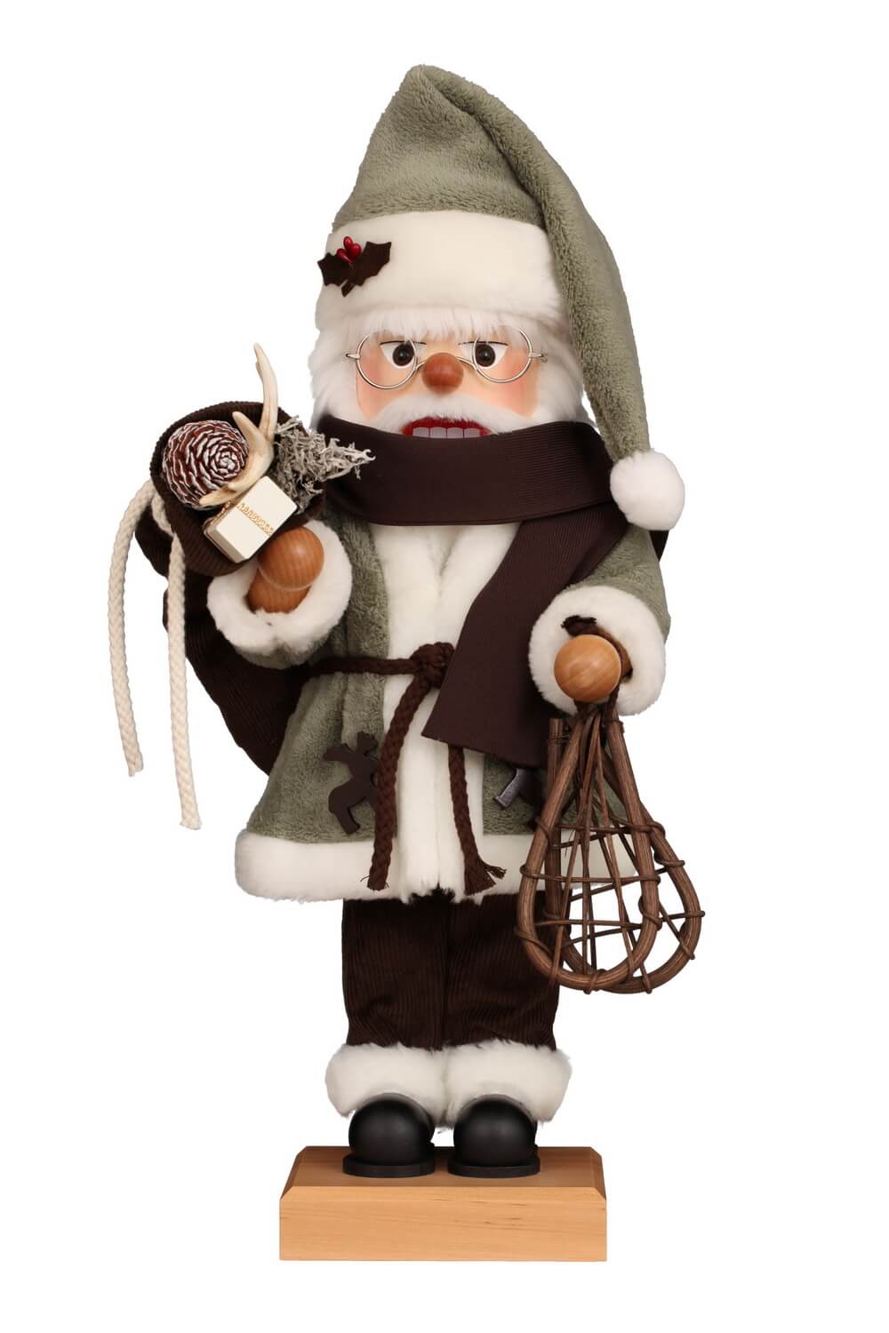 Premium Nussknacker Weihnachtsmann Waldfreude, 50 cm von Christian Ulbricht, Made in Germany