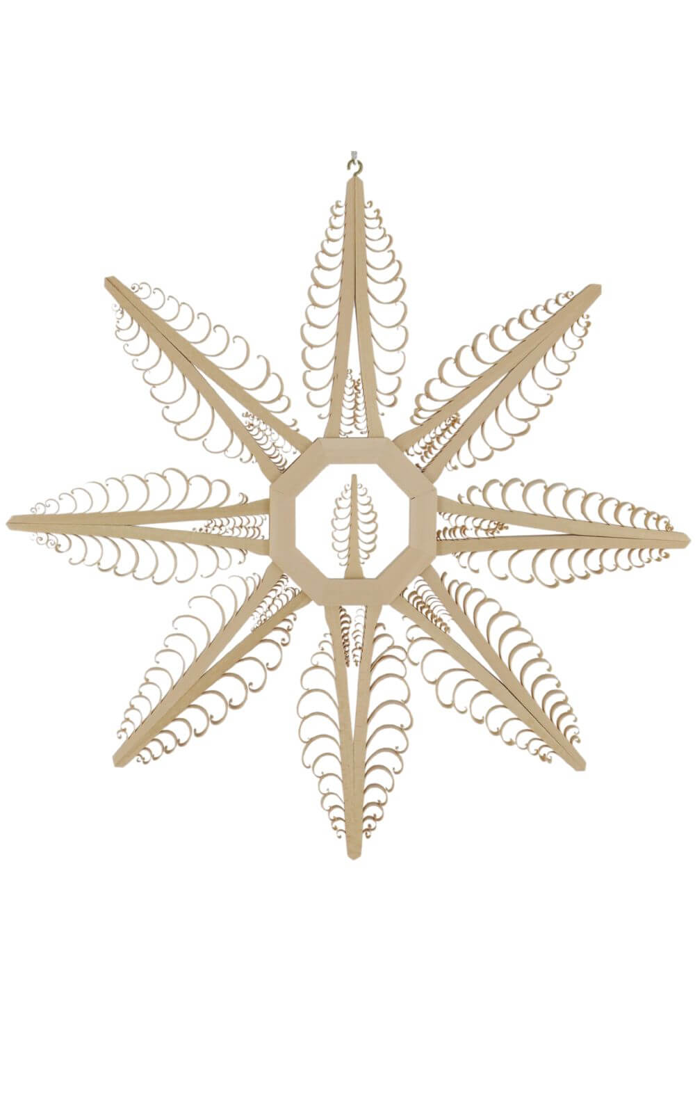 Fensterschmuck Holzstern, achteckig von Martina Rudolph
