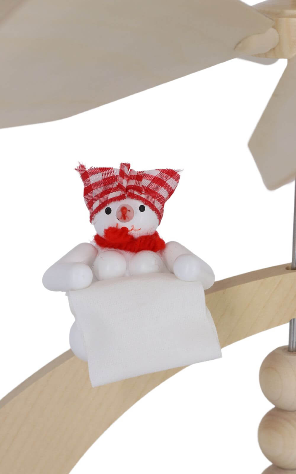 Weihnachtspyramide mit Schneemännern - Wintersport von Ralf Zenker_5