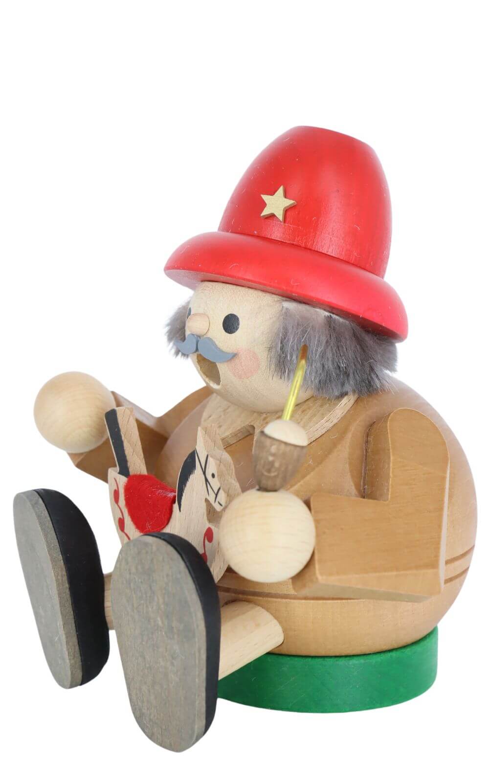 Räuchermann - Kugelräuchermännchen mit Reiterlein von Richard Glässer_3
