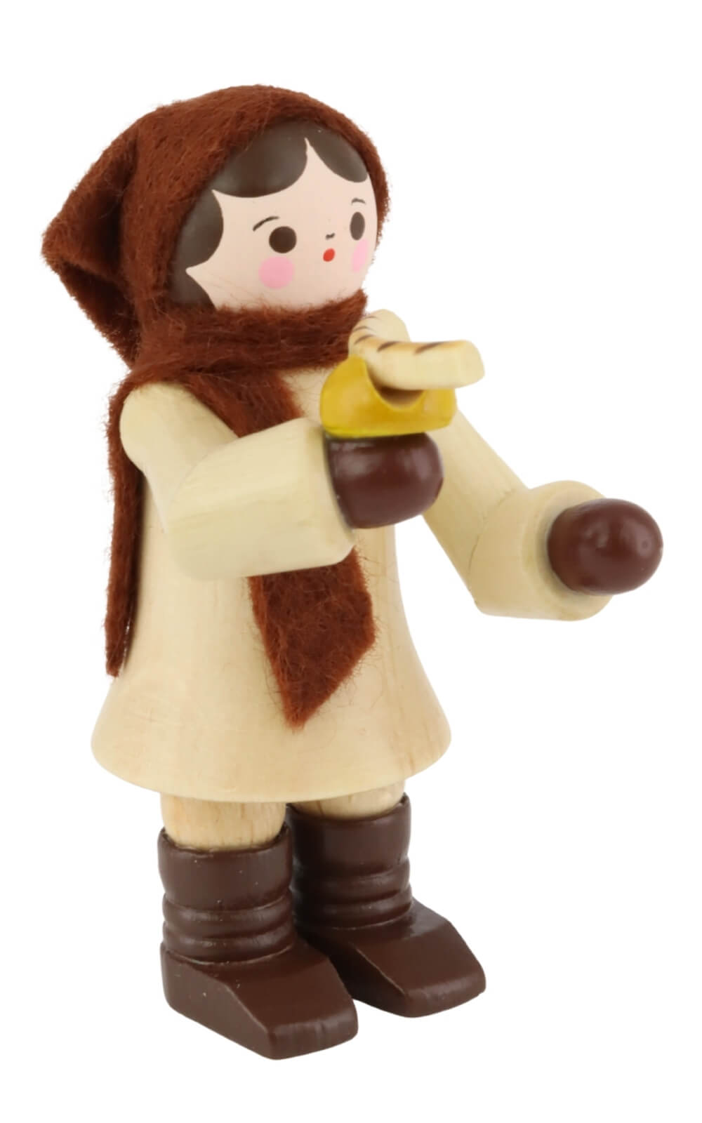 Mutter mit Bratwurst, 6 cm, natur von Romy Thiel_2