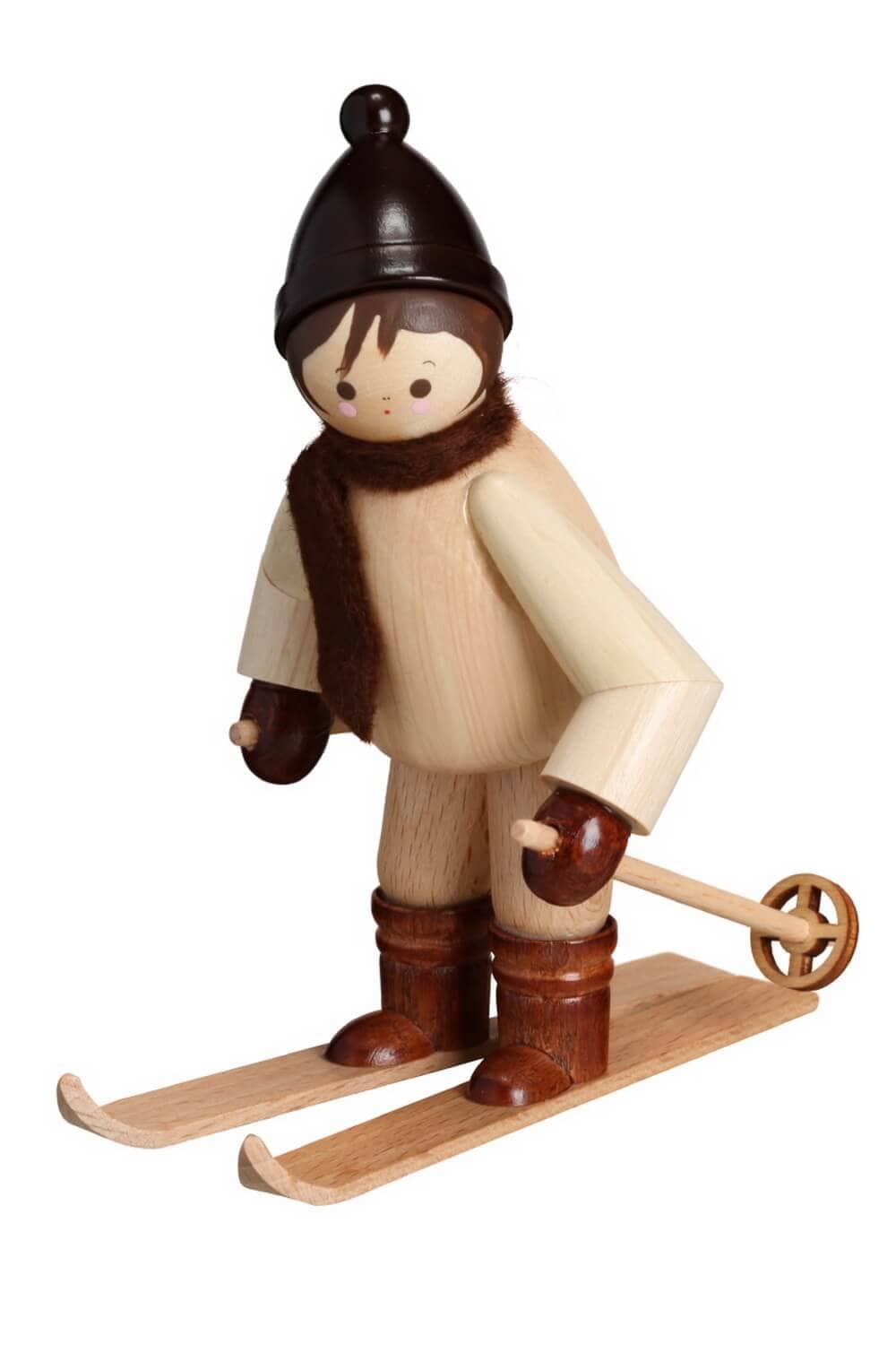 Abfahrtsläufer, natur, 6 cm von Romy Thiel