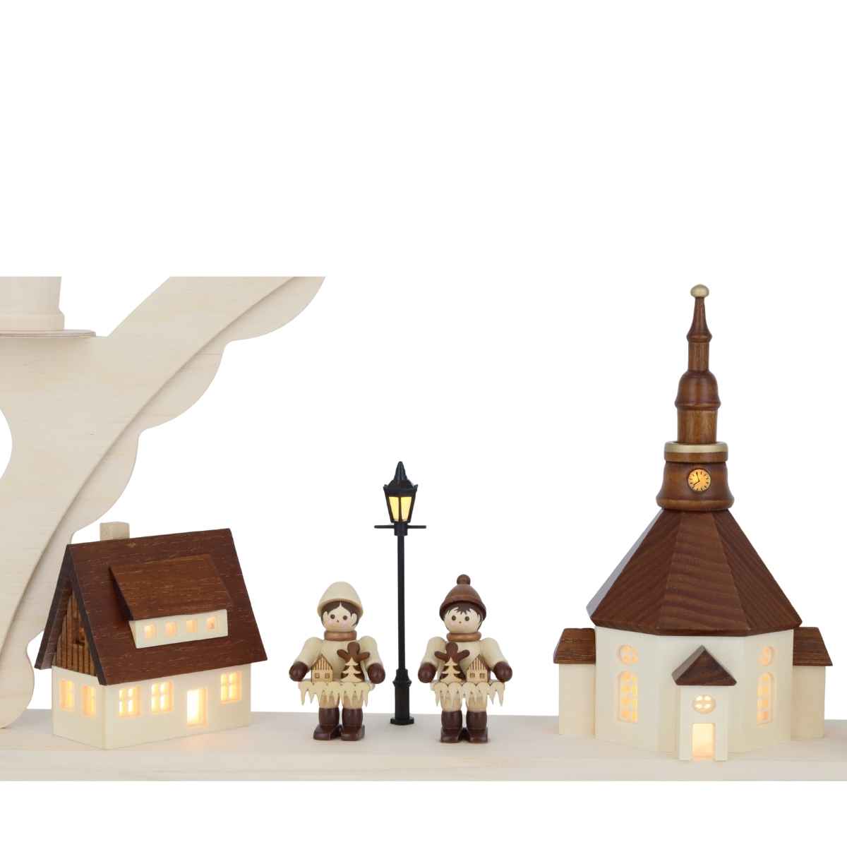 Schwibbogen Seiffener Dorf mit Romy Thiel Kinder, LED, 50 cm von SEIFFEN.COM_4