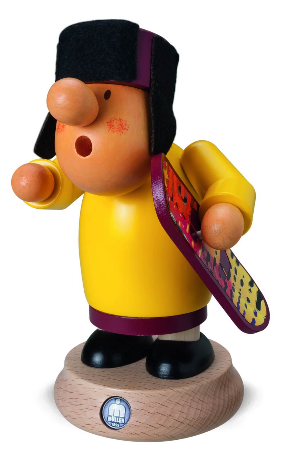 Räuchermännchen Müllerchen® Snowboarder von Müller Kleinkunst