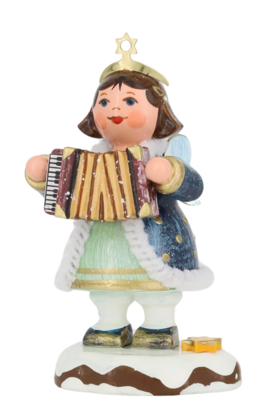 Winterkind Himmelskind Akkordeon, 6 cm von Hubrig Volkskunst_1