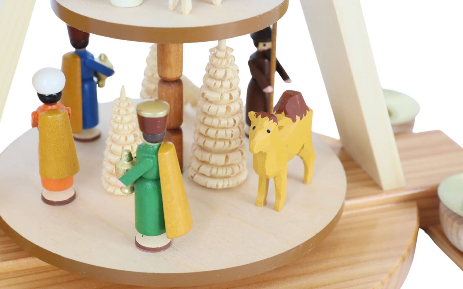 Weihnachtspyramide Heilige Familie 2-stöckig von Knuth Neuber_6