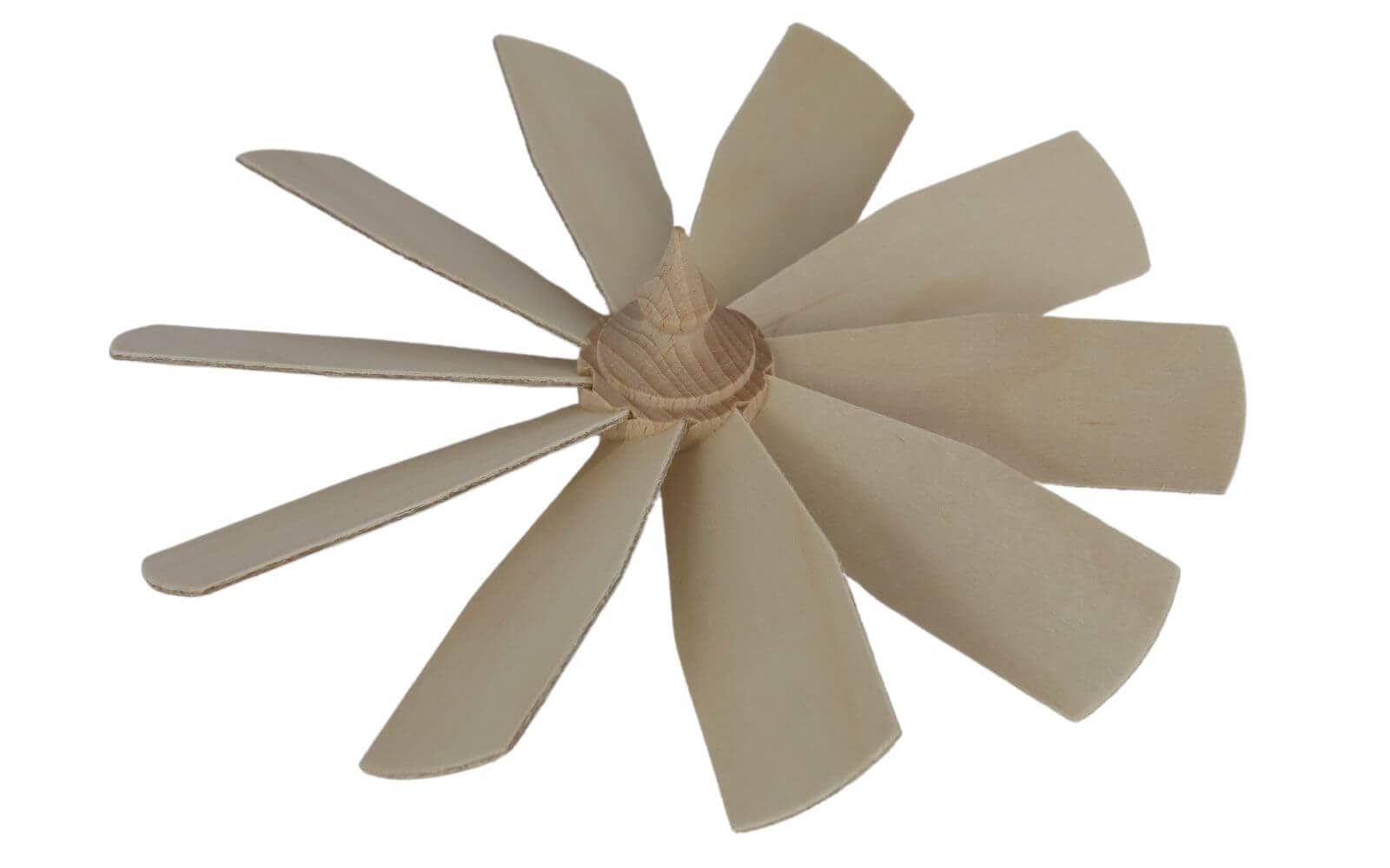 Universal Ersatz-Flügelrad für Weihnachtspyramiden, Nadelstärke 2 mm, 19 cm von SEIFFEN.COM