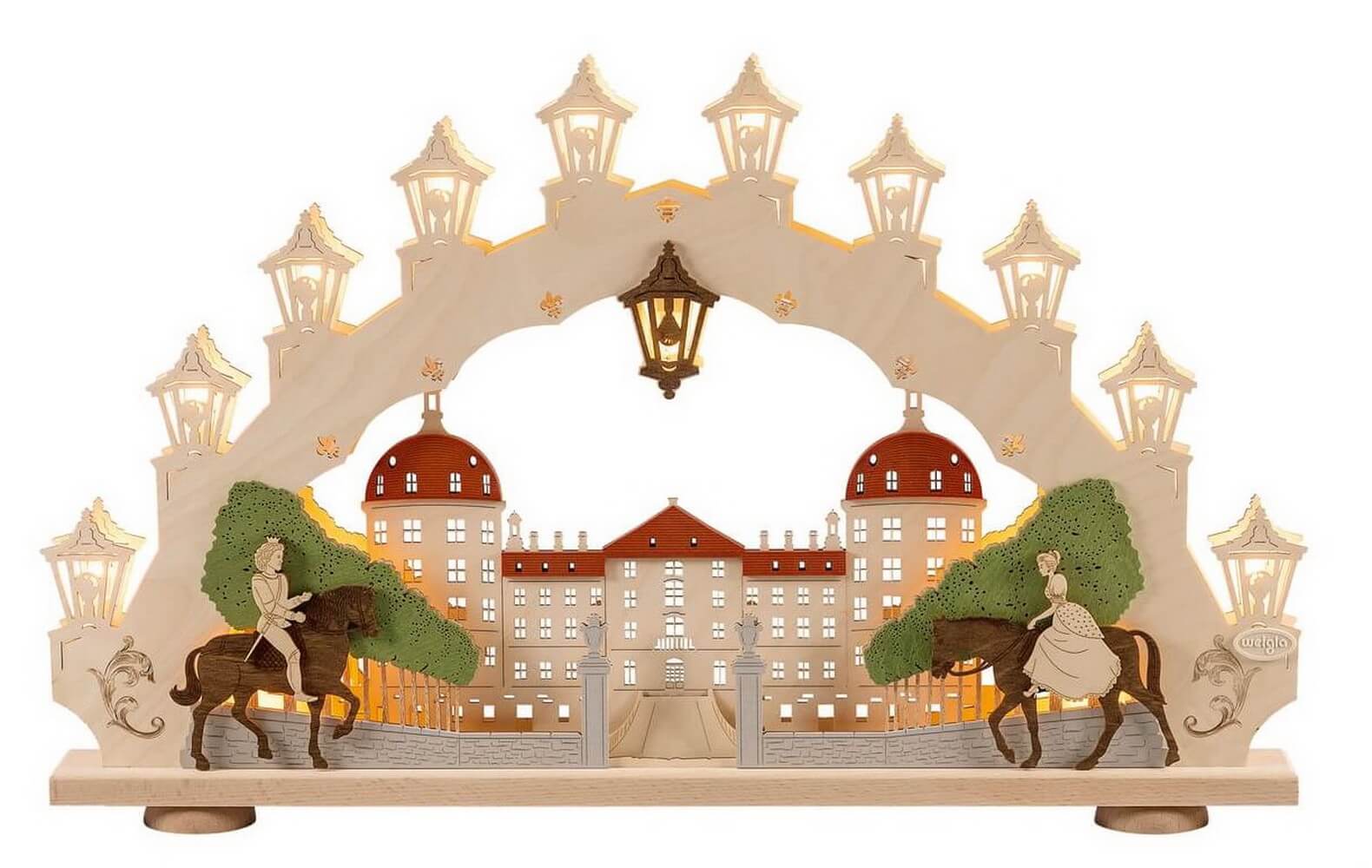 LED Schwibbogen Moritzburg von Weigla
