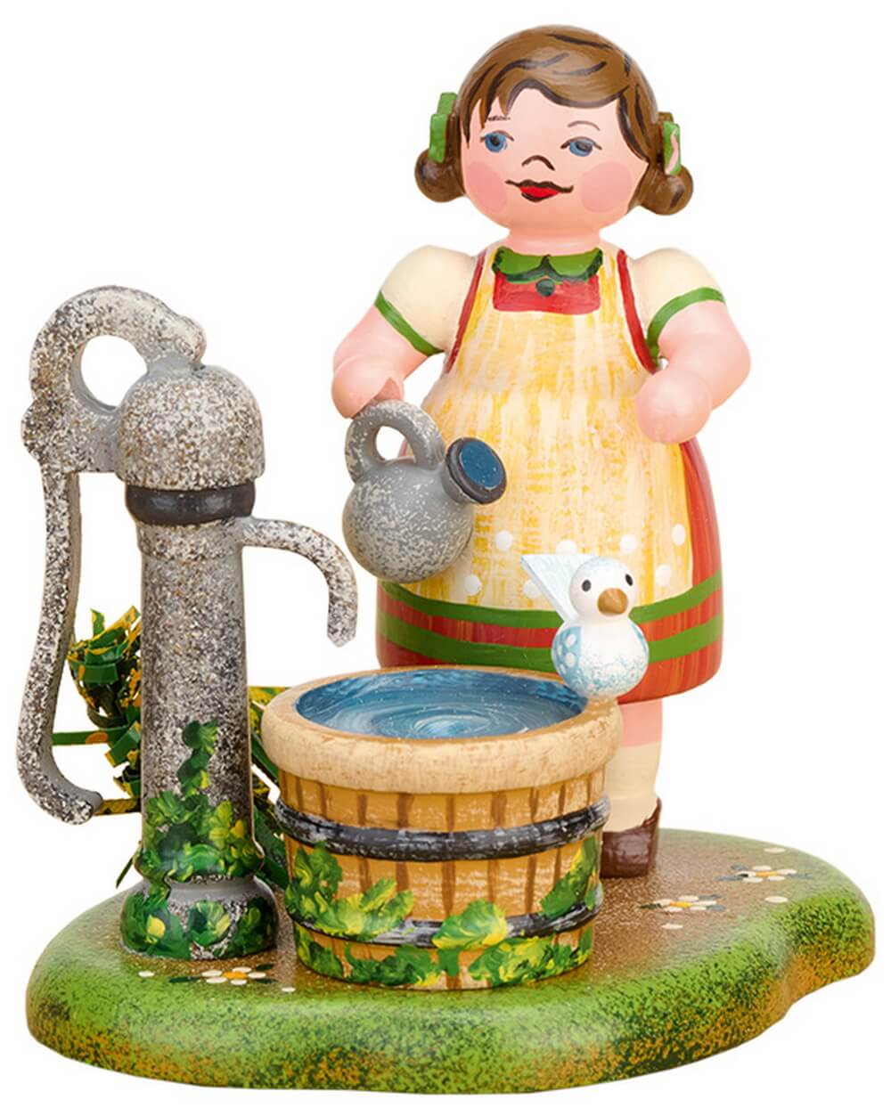 Miniatur Landidyll am Brunnen von Hubrig Volkskunst