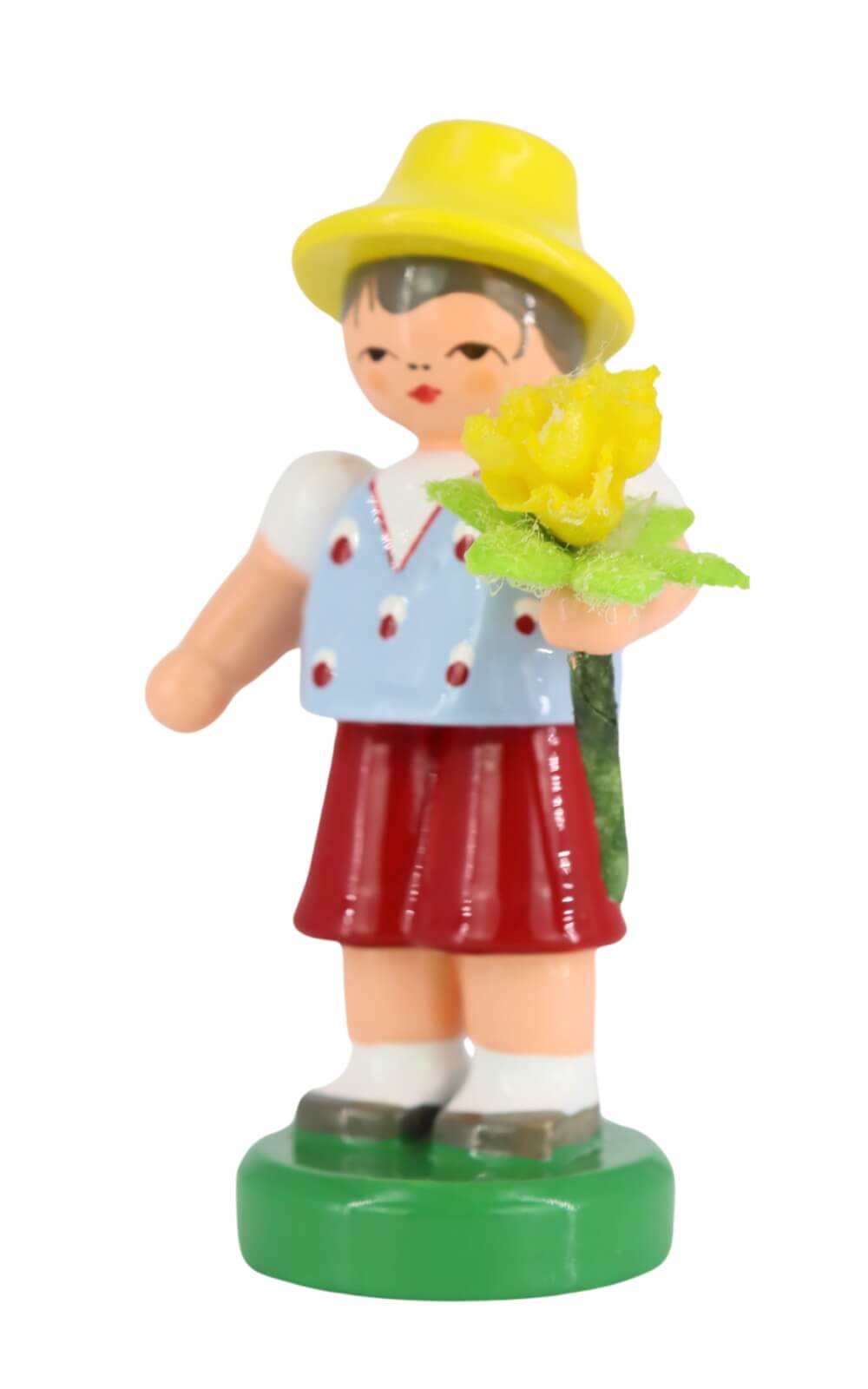 Miniatur Blumenkind - Junge, blau/gelb von Figurenland Uhlig GmbH_2