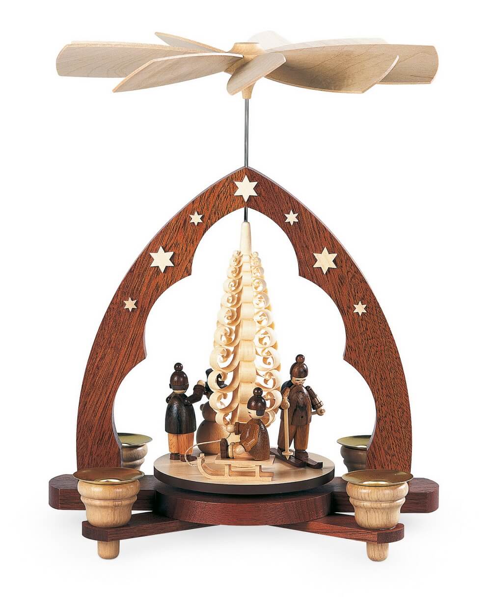 Weihnachtspyramide Winterkinder, 28 cm von Müller Kleinkunst