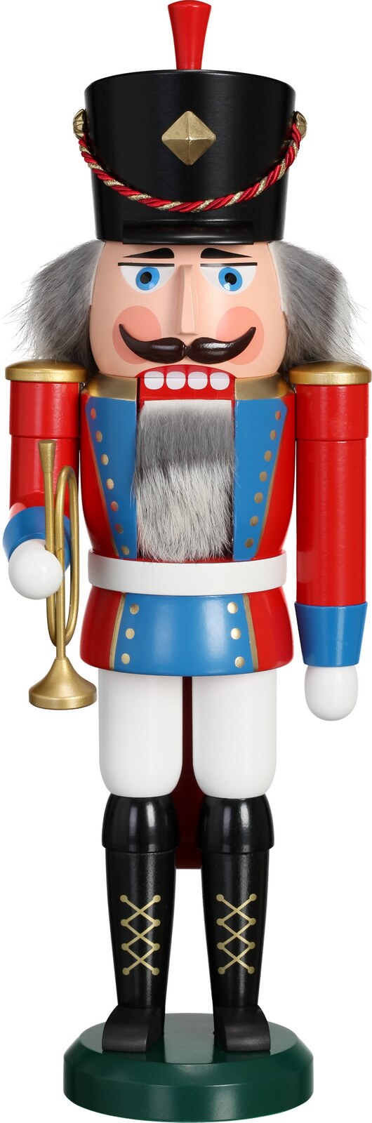 Nussknacker Trompeter, 39 cm von Seiffener Volkskunst eG