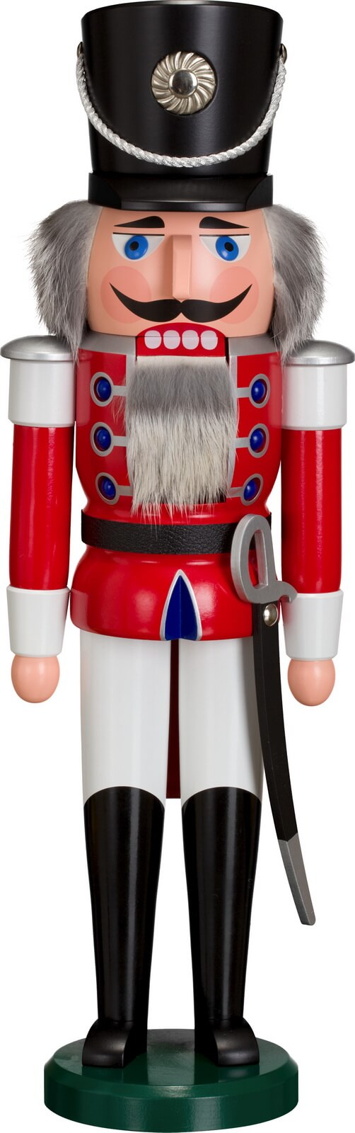 Nussknacker Husar, rot, 50 cm von Seiffener Volkskunst eG