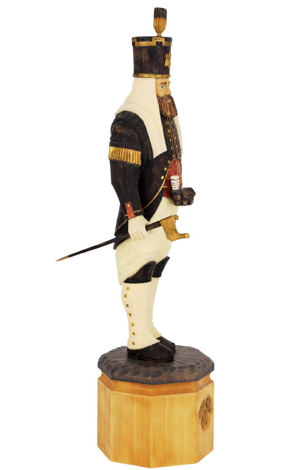 Pobershauer Obersteiger, geschnitzt, 42 cm von SEIFFEN.COM_3