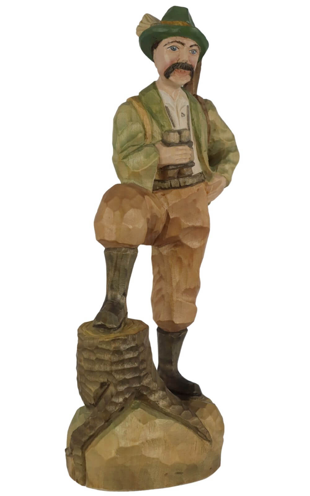Förster, farbig und geschnitzt, 26 cm von Schnitzkunst aus dem Erzgebirge_3