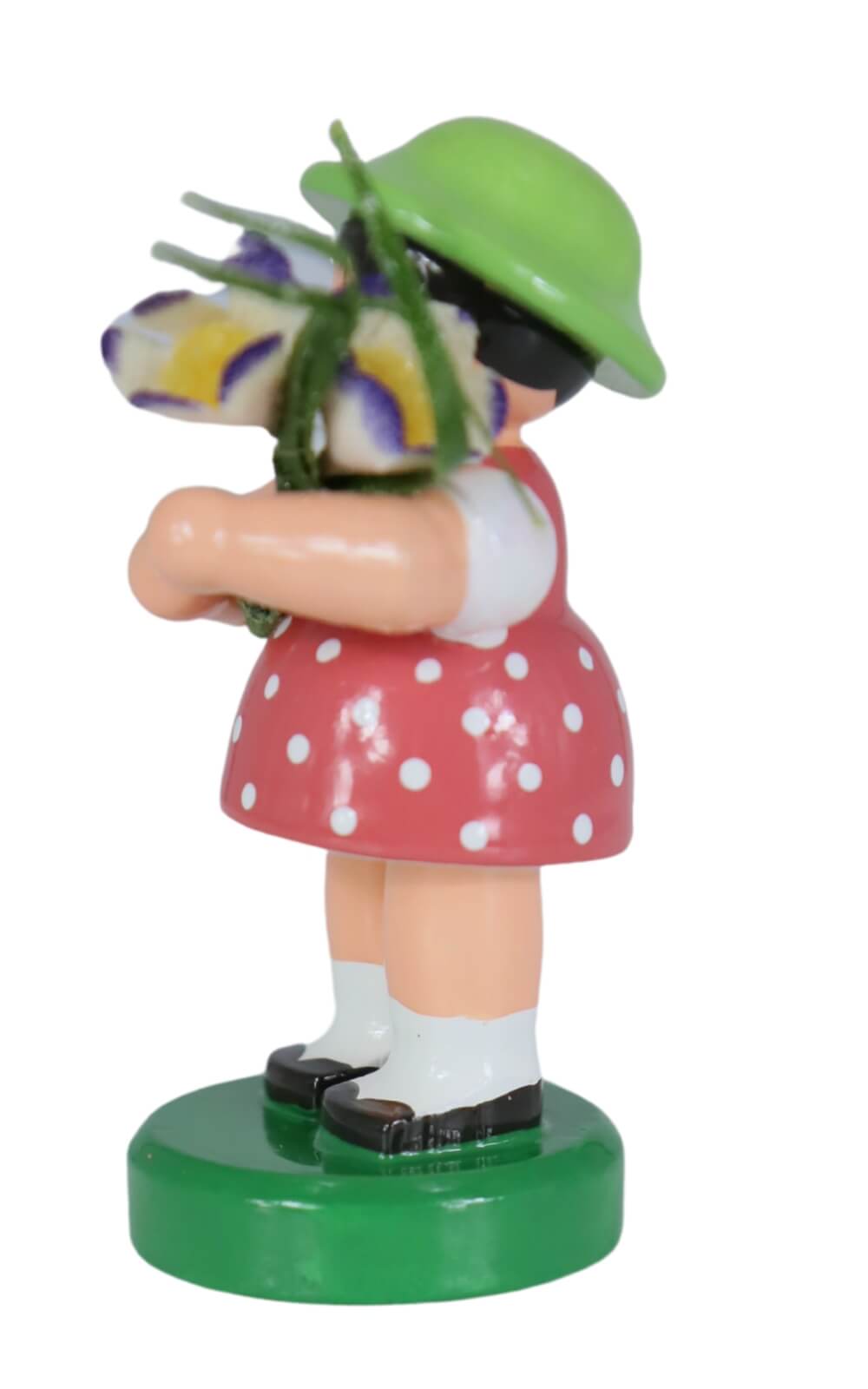 Miniatur Blumenmädchen, rosa/grün von Figurenland Uhlig GmbH_3
